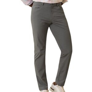 Tommy Bahama island zone performance check dark pewter gray pants men’s 30x30